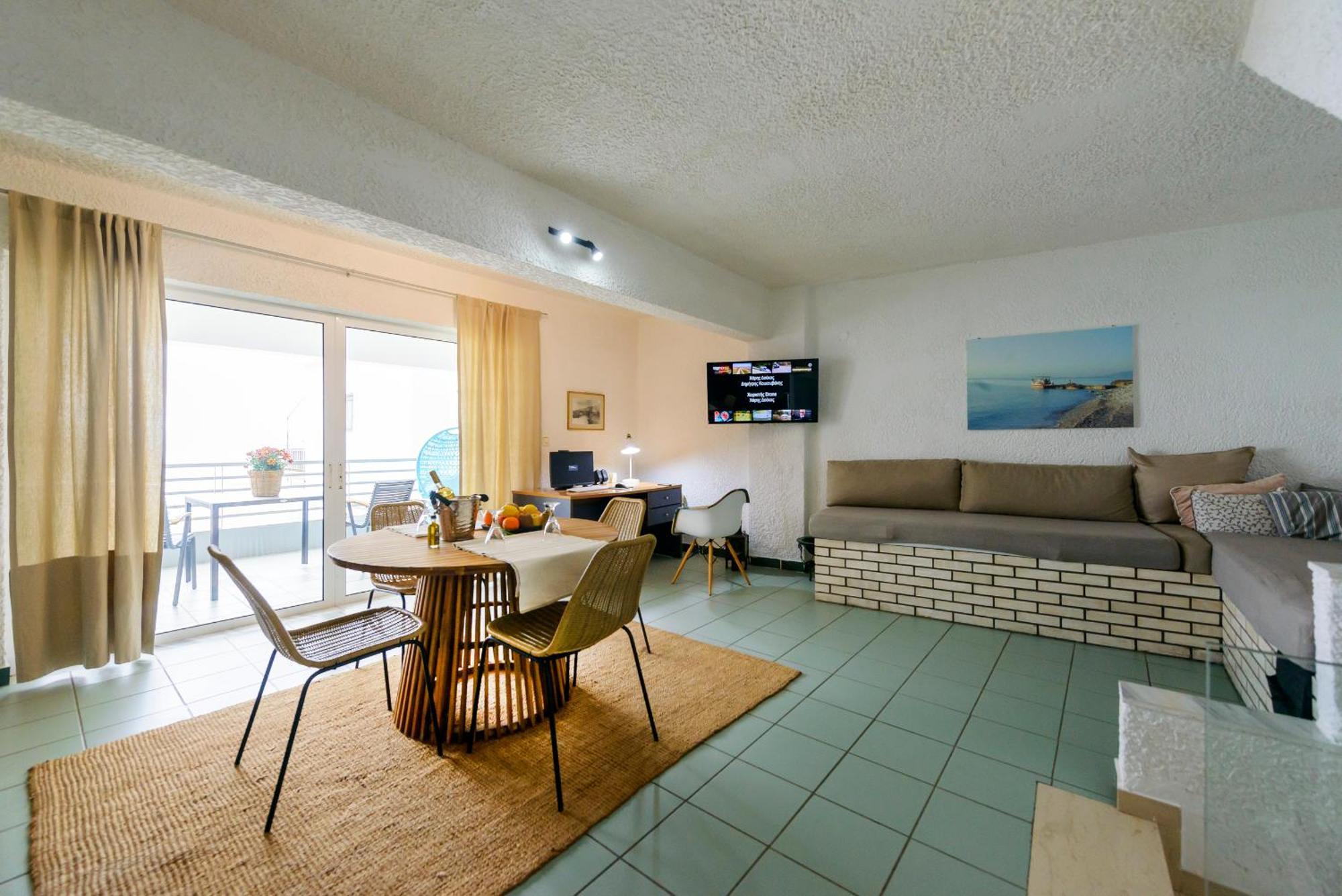 Appartement Agali 1 Mesonet In Front Of The Sea à Akrogiali Extérieur photo